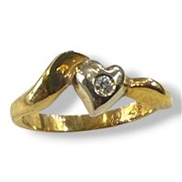 Anello Gianni Pace Donna Solitari in Oro giallo Diamante GPGSLG2